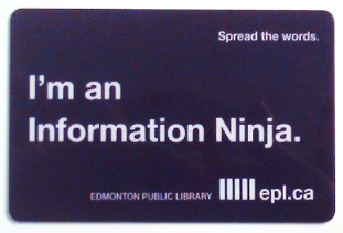 Information Ninja - Edmontont Library Card